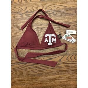 NEW Texas A and M Womens Bathing Suit Top Size M Medium